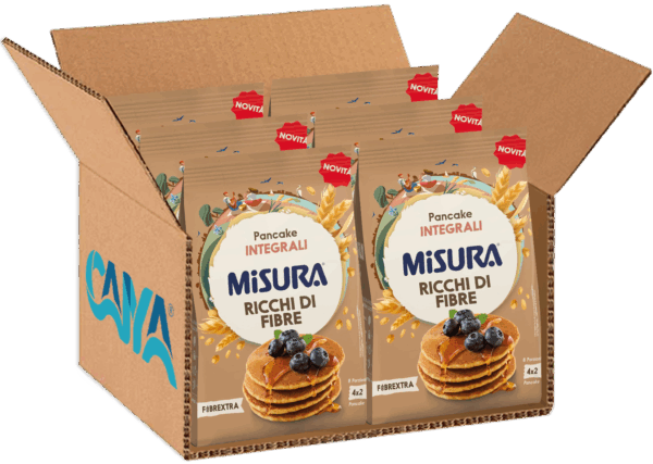 Misura Fibrextra Pancake Integrali Ricchi di Fibre 200g box