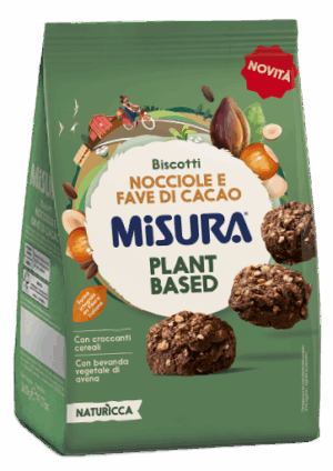 Misura Naturaricca Biscotti alle Nocciole e Fave di Cacao 260g