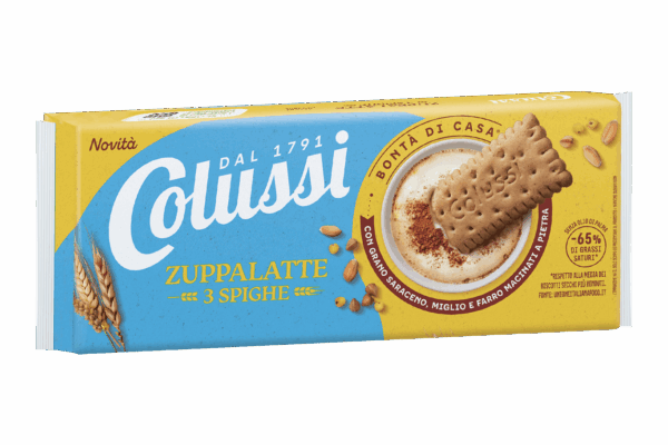 Colussi Zuppalatte 3 Spighe Biscotto con Grano Saraceno, Miglio e Farro 250g