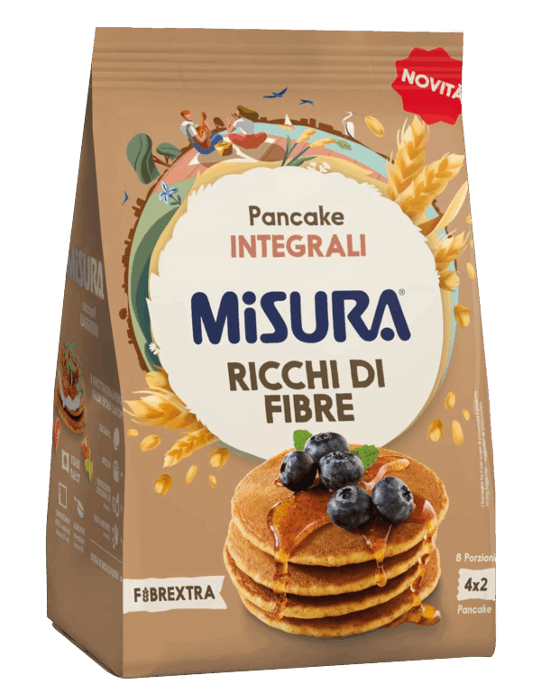 Misura Fibrextra Pancake Integrali Ricchi di Fibre 200g