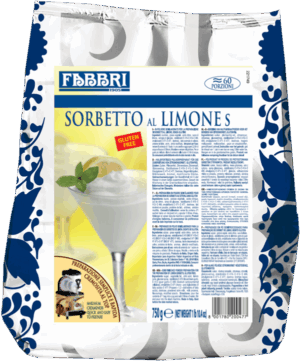 Fabbri Sorbetto al Limone, Preparato in Polvere 750g