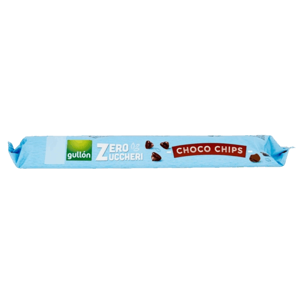Gullon Biscotti Choco Chips con Gocce di Cioccolato Zero Zuccheri 150g