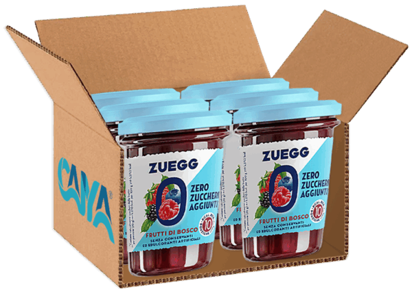 Zuegg Marmellata ai Frutti di Bosco Zero Zuccheri Aggiunti 220g box