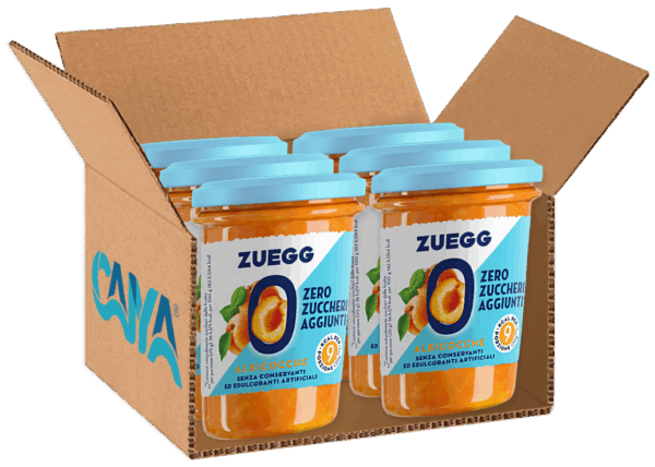 Zuegg Marmellata alle Albicocche Zero Zuccheri Aggiunti 220g box