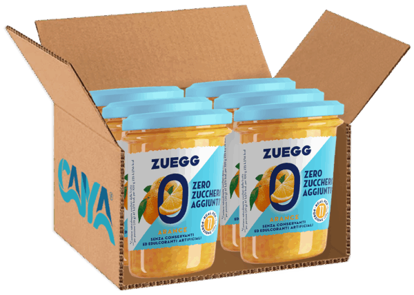 Zuegg Marmellata alle Arance Zero Zuccheri Aggiunti 220g box