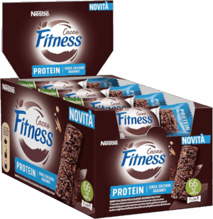 Nestle Fitness Cacao Protein Barrette di Cereali Box 24x20g