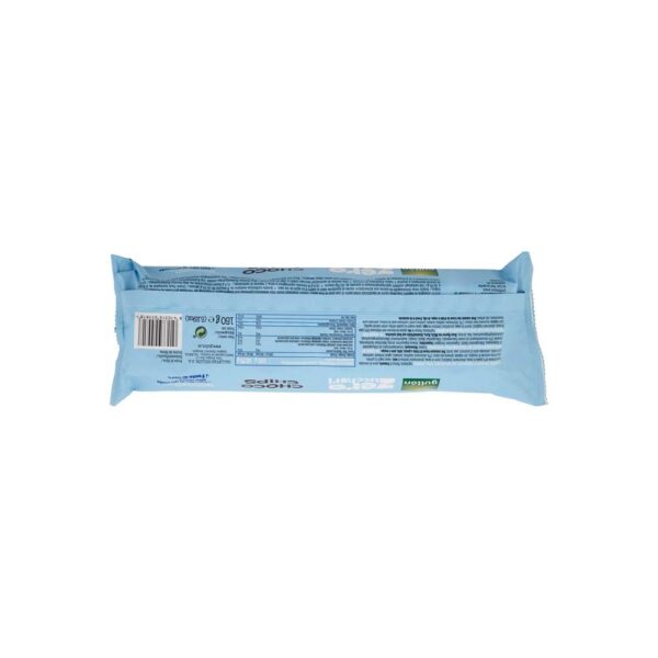 Gullon Biscotti Choco Chips con Gocce di Cioccolato Zero Zuccheri 150g retro
