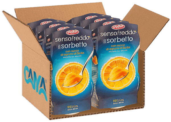 Dolfin Sensofreddo Il Sorbetto Agrumi di Sicilia 200ml box