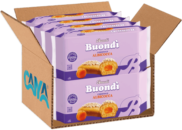 BauIi Buondì Originale Brioche a Lievitazione Naturale all'Albicocca 258g box