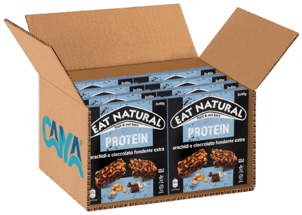 Eat Natural Protein Barretta con Arachidi e Cioccolato Fondente Extra 120g box