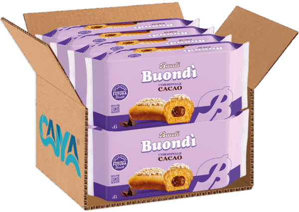 BauIi Buondì Originale Brioche a Lievitazione Naturale al Cacao 258g box