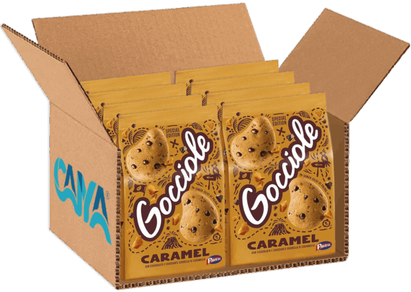Gocciole Caramel Biscotti con Cioccolato e Granella di Caramello 300g - immagine 7