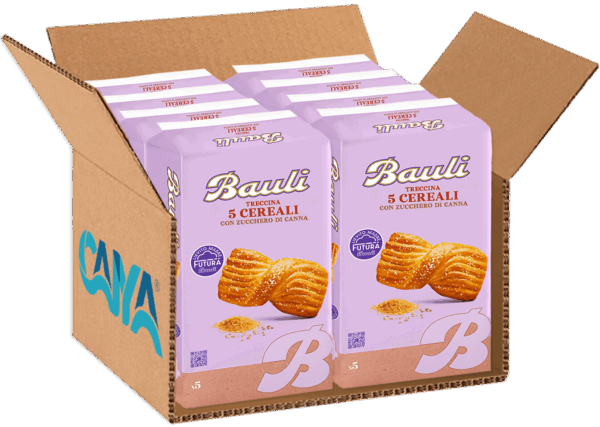 Bauli Treccina ai 5 Cereali Merendina con Zucchero di Canna 210g - immagine 9