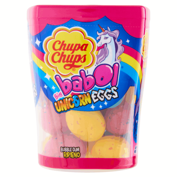 Chupa Chups Big Babol Unicorn Eggs Gomme ai Gusti Assortiti 90g - immagine 3