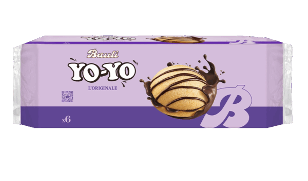 BauIi Yo-Yo Merendina Con Crema al Cioccolato 210g