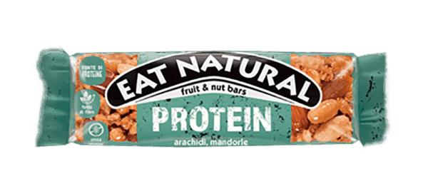 Eat Natural Protein Barretta con Arachidi, Mandorle e Caramello Salato 120g