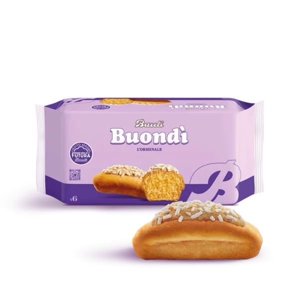 BauIi Buondì Originale Brioche a Lievitazione Naturale con Glassa Senza Lattosio 198g - immagine 3