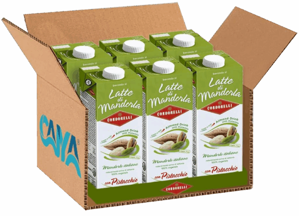 Condorelli Latte di Mandorla con Pistacchio Bevanda Pronta da Bere 1l box