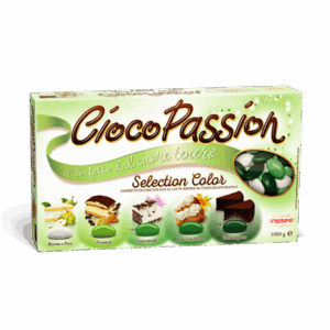 Crispo CiocoPassion Confetti Verdi Selection Color Gusti Assortiti 1kg
