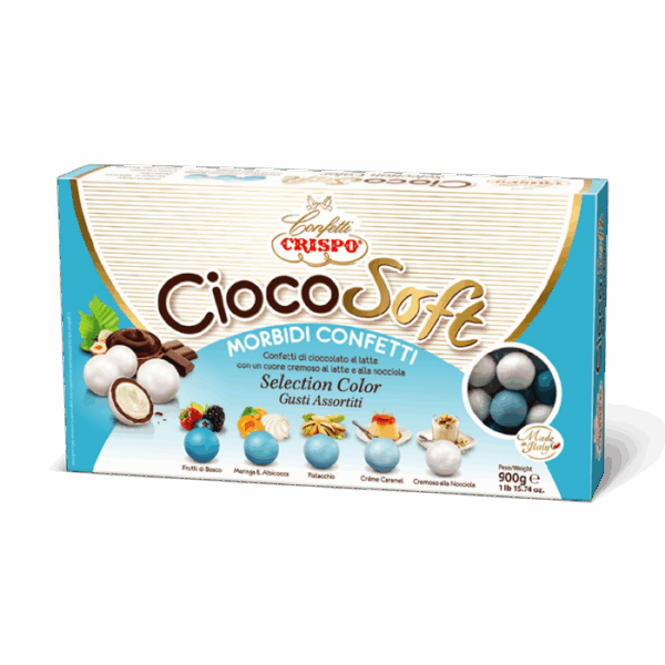 Crispo CiocoSoft Confetti Celesti 5 gusti assortiti 900g
