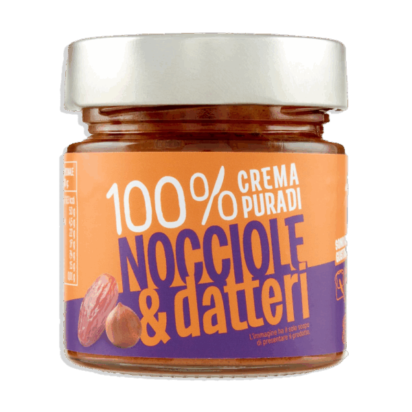Crema Pura di Nocciole Tostate e Datteri 100% Biologica 175g