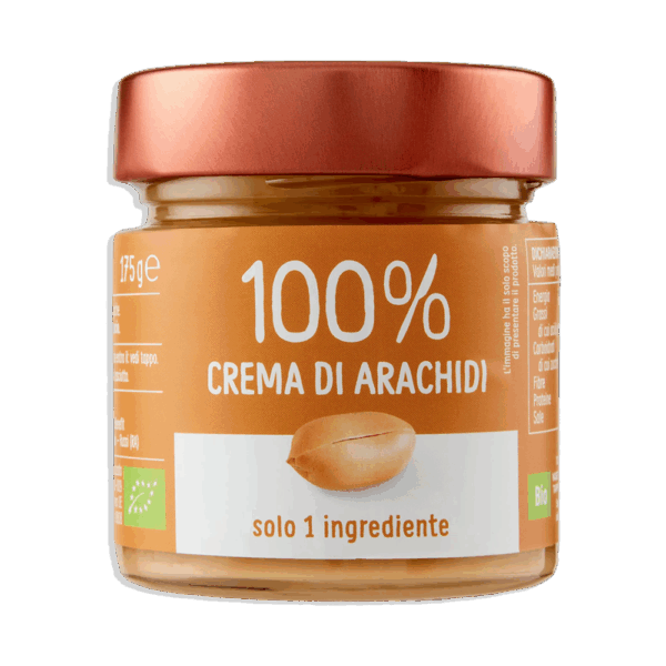 Crema di Arachidi Tostate 100% Biologica 175g