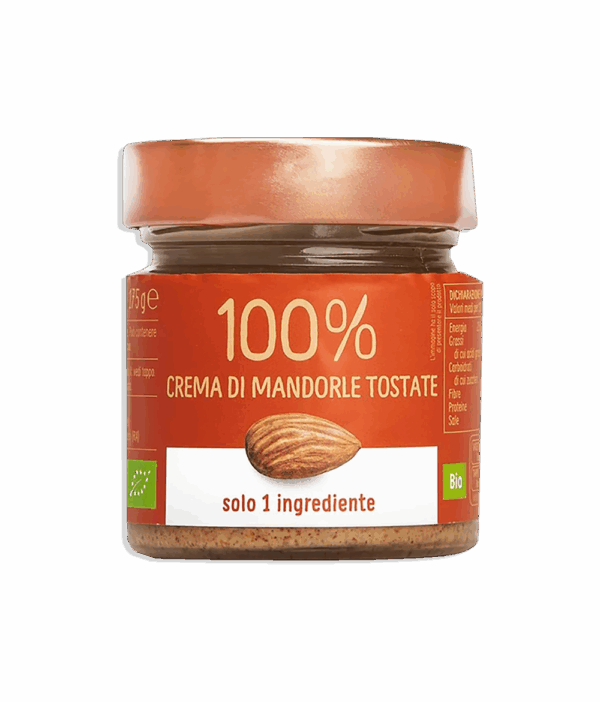 Crema di Mandorle Tostate 100% Biologica 175g
