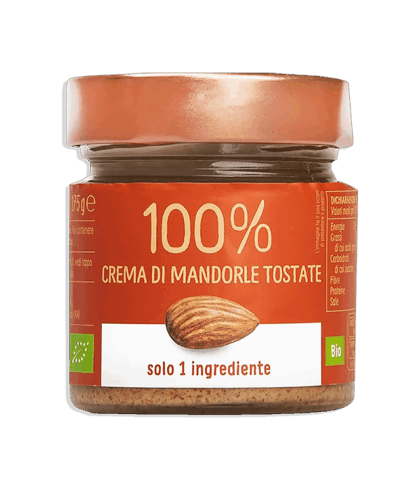 Crema di Mandorle Tostate 100% Biologica 175g