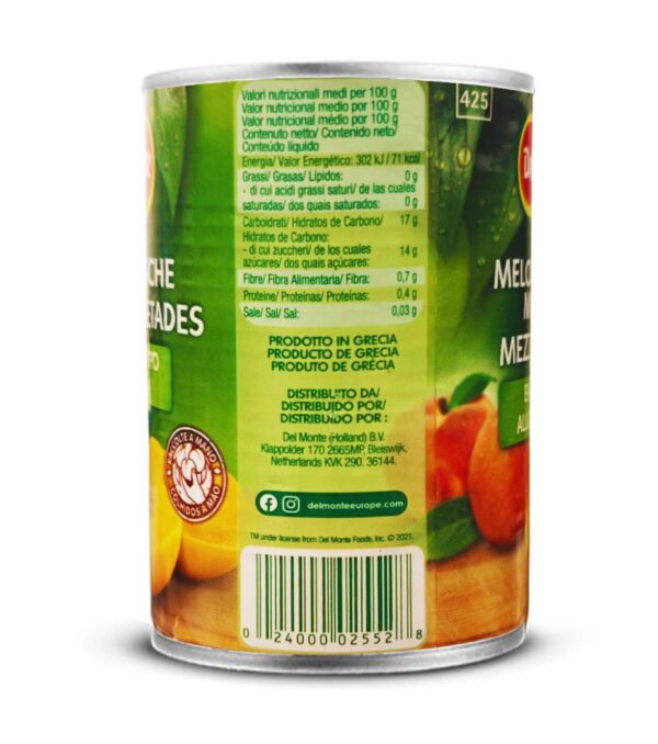 Del Monte Pesche Mezze in Sciroppo 420g