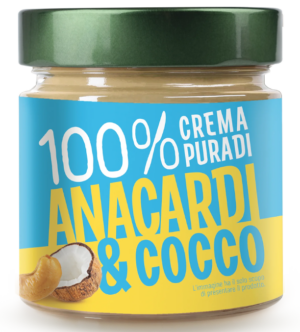 Euro Company Crema 100% Anacardi e Cocco 175g
