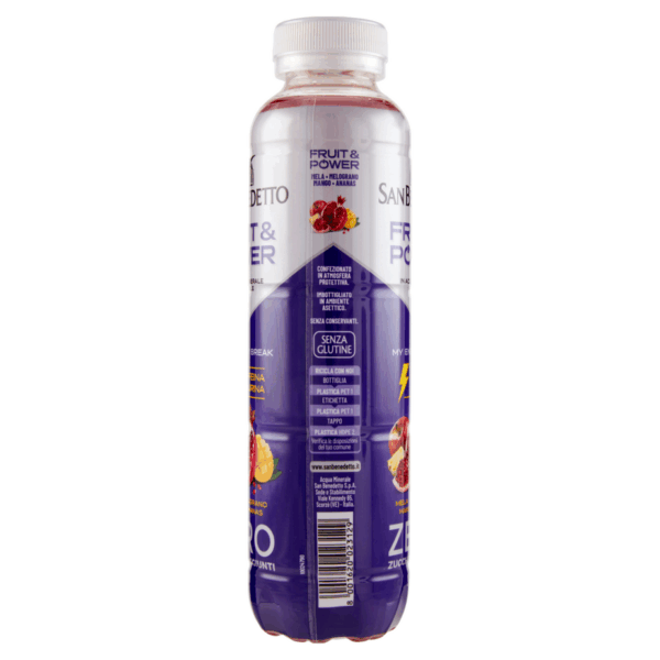 San Benedetto Succoso Zero FRUIT & POWER 400ml - immagine 3