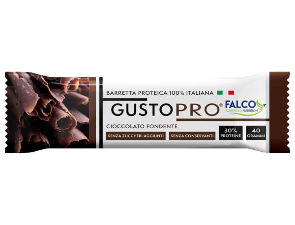 GustoPro Barretta Proteica al Cioccolato Fondente