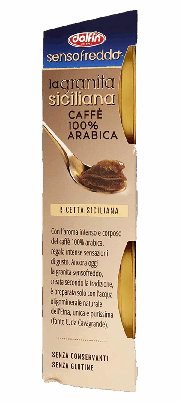 Dolfin Sensofreddo La Granita Siciliana Caffè 100% Arabica 200ml - immagine 3