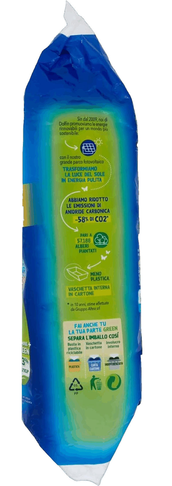 Dolfin Polaretti Fruit BLU Doppia Confezione Ghiaccioli Arancia, Fragola, Amarena e Limone 840ml