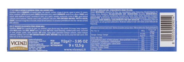 Grisbi Biscotti con Crema agli Agrumi 112g - immagine 4