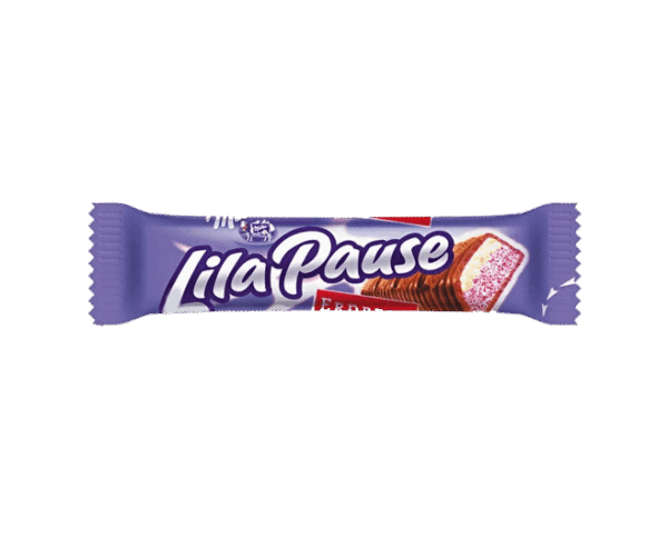 Milka Lila Pause Barrette di Cioccolato al Latte Gusto Fragola 102g