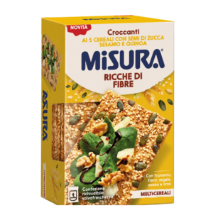 Misura Multicereali Croccanti Spesse ai 5 Cereali con Semi 200g