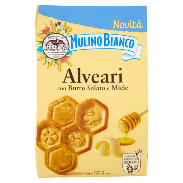 Mulino Bianco Alveari Biscotti con Burro Salato e Miele 300g - immagine 2