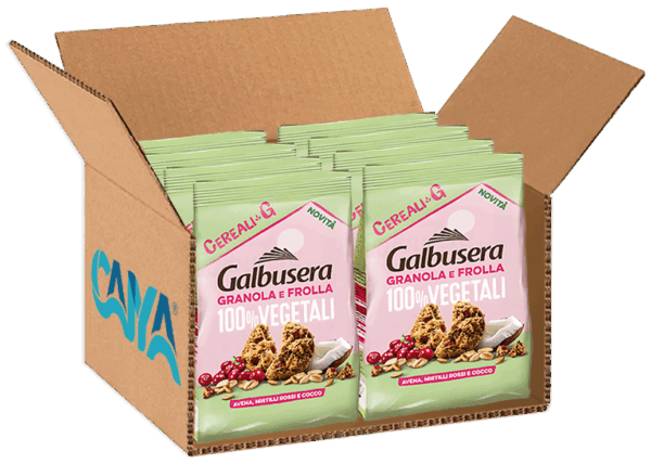 Galbusera Cereali G Biscotti Granola e Frolla con Avena, Mirtilli Rossi e Cocco 280g - immagine 3
