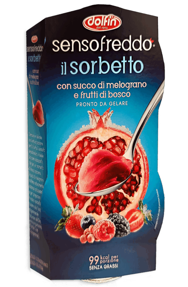 Dolfin Sensofreddo Il Sorbetto Melograno e Frutti di Bosco 200ml