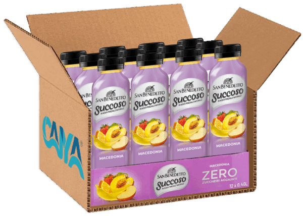 San Benedetto Succoso Zero MACEDONIA 400ml box
