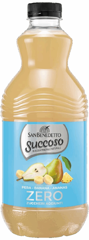 San Benedetto Succoso Zero PERA BANANA ANANAS 900ml