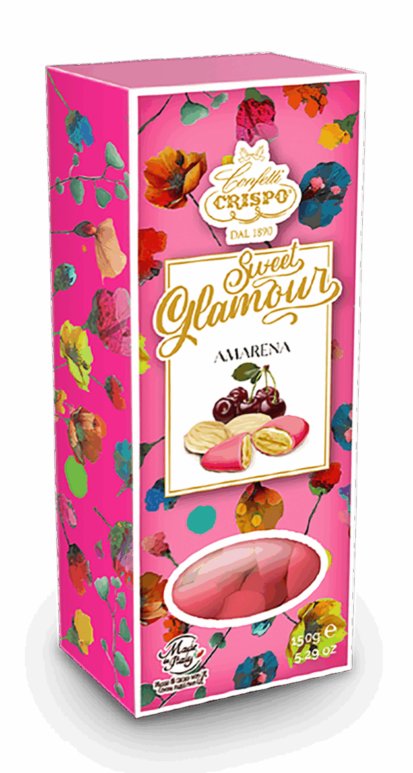 Crispo Sweet Glamour Confetti alla Mandorla al Gusto Amarena 150g