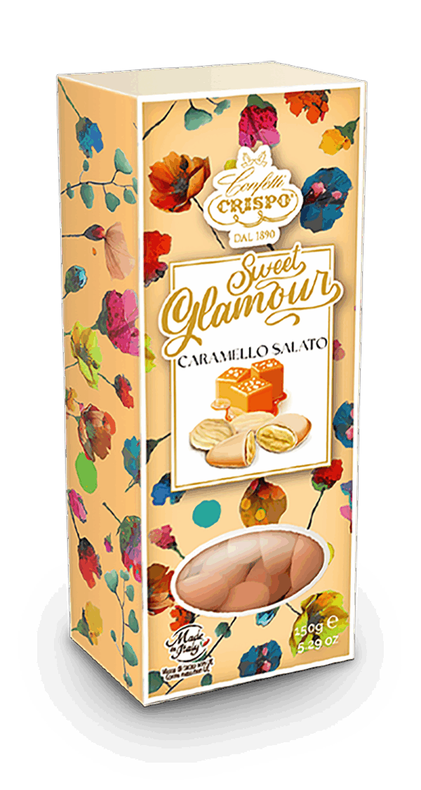 Crispo Sweet Glamour Confetti alla Mandorla al Gusto Caramello Salato 150g