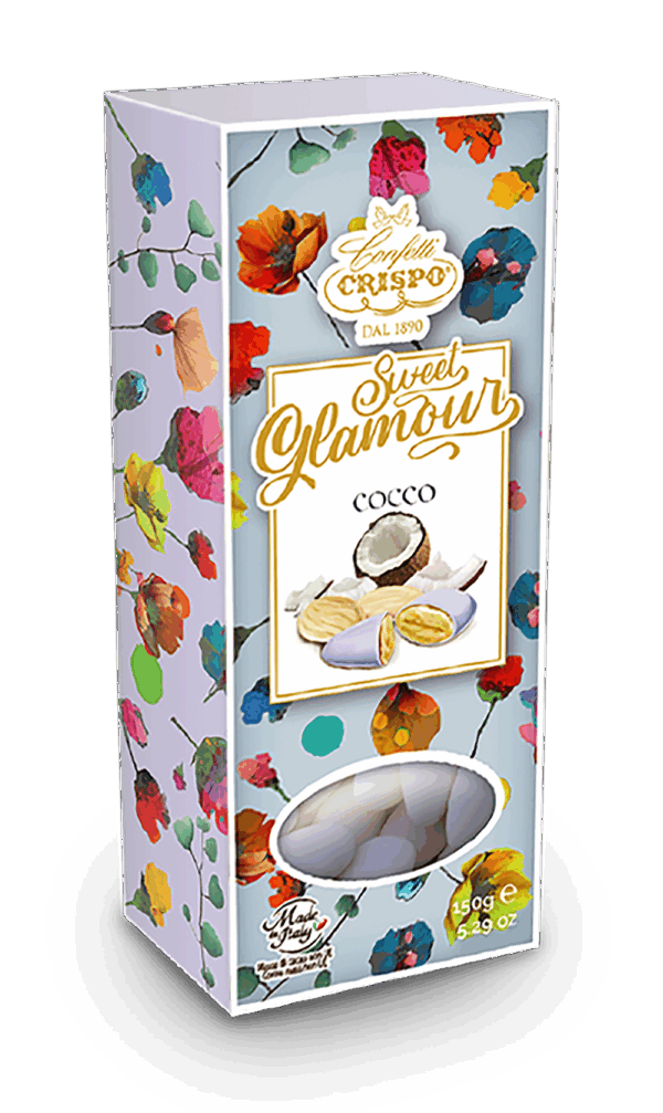 Crispo Sweet Glamour Confetti alla Mandorla al Gusto Cocco 150g