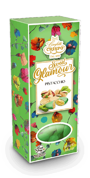 Crispo Sweet Glamour Confetti alla Mandorla al Gusto Pistacchio 150g