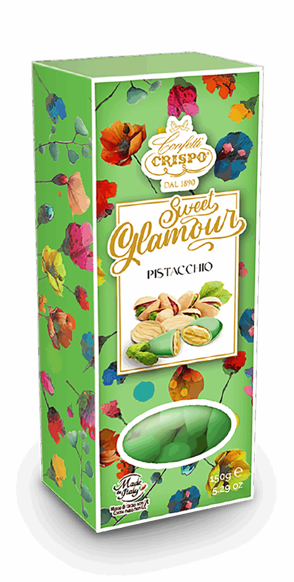 Crispo Sweet Glamour Confetti alla Mandorla al Gusto Pistacchio 150g