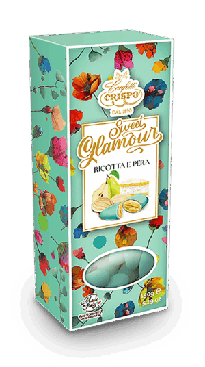 Crispo Sweet Glamour Confetti alla Mandorla al Gusto Ricotta e Pera 150g