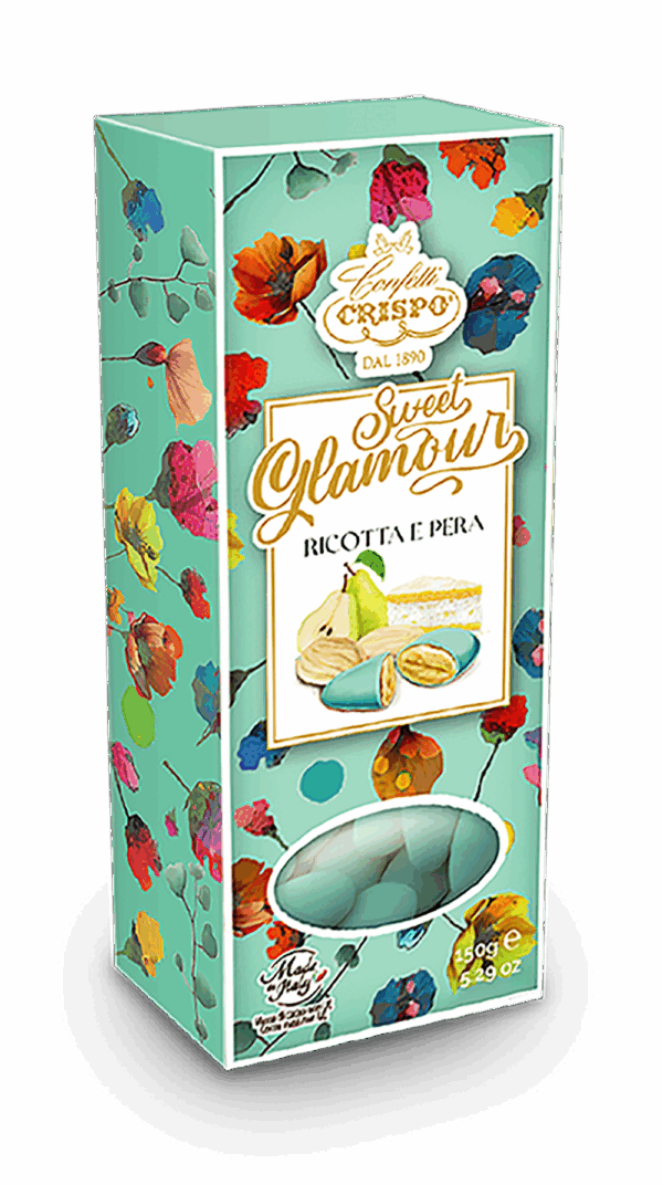 Crispo Sweet Glamour Confetti alla Mandorla al Gusto Ricotta e Pera 150g