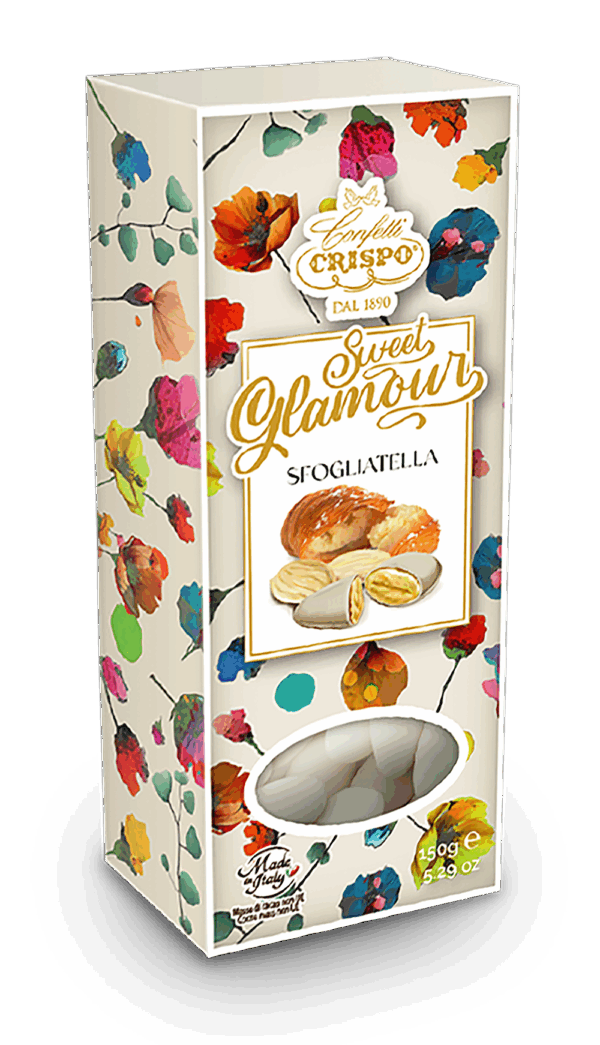 Crispo Sweet Glamour Confetti alla Mandorla al Gusto Sfogliatella 150g